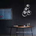 Minimalist Transparent Glass Ball Chandelier Pendant Lamp